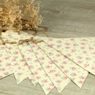 Guirnalda de papel motivos florales