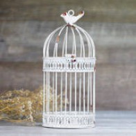 Jaula blanco envejecido