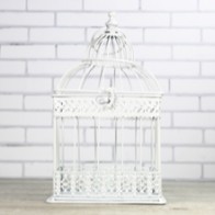 Jaula de boda blanca