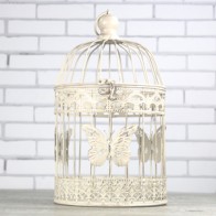 Jaula para decoración mariposas redonda