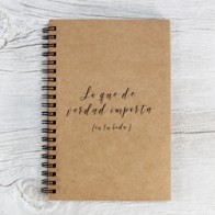 Libretita Lo que de verdad importa en tu boda