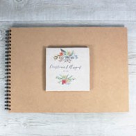 Libro de firmas boda personalizado A3