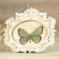 Marco de fotos vintage ovalado