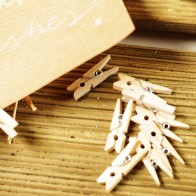 Mini pinzas marrones (Pack de 50 uds.)