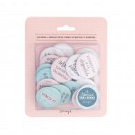 Mr Wonderful chapas boda (20 uds.)