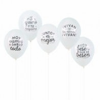 Mr Wonderful globos boda (10 uds.)