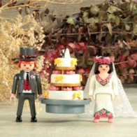 Pareja de novios morena Playmobil