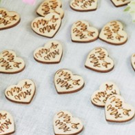 Piezas de scrap Mr Mrs (25 uds.)