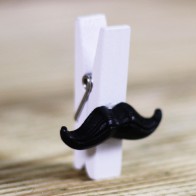 Mini pinzas moustache (Pack de 4 ud.)