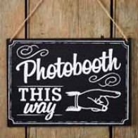 Pizarra Photocall This Way