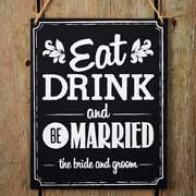 Pizarra Photocall Be Married