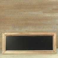 Pizarra de madera rectangular 49x19cm