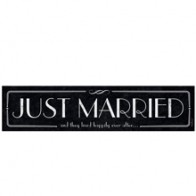 Placa de matrícula coche novios