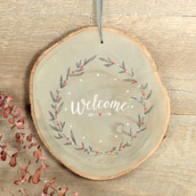 Base rodaja de madera