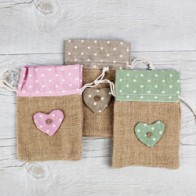 Saquitos de yute (3 uds.)