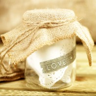 Tapa de yute para tarro de mermelada (10 uds)