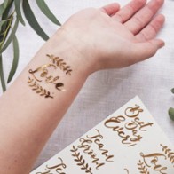 Tatoos boda temporales (12 uds)