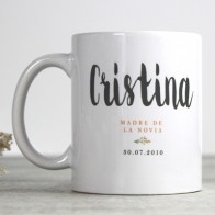 Tazas personalizadas boda Madre Novia