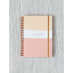 Libreta apuntes boda