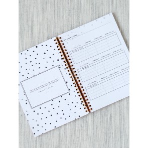 Libreta para apuntes de boda