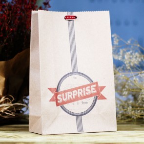 Bolsa kraft con fuelle