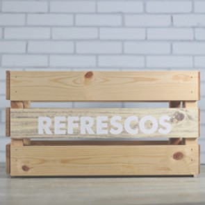 Caja de madera personalizable