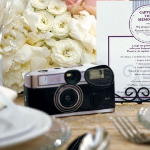 Cámara de fotos desechable vintage