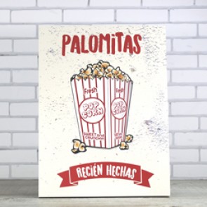 Cartel Palomitas