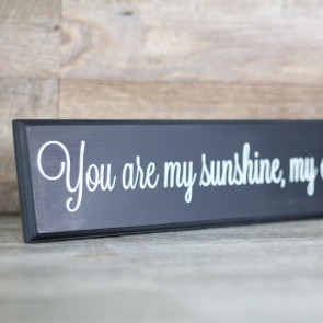 Cartel de madera You are my Sunshine