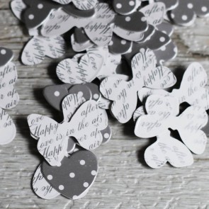 Confetti corazones y mariposas