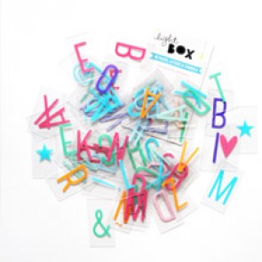 Pack de letras pastel para Lightbox