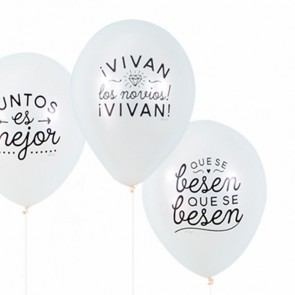 Mr Wonderful globos boda (10 uds.)