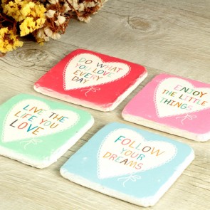Posavasos corazones