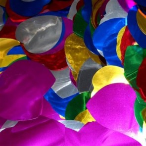 Confetti corazón metalizado 5,5 cm (varios colores disponibles)