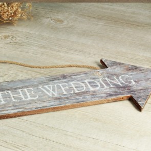 Flecha wedding de madera