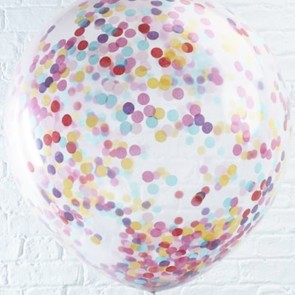 Globo gigante con confetti