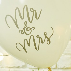 Globos Mr Mrs (10 uds.)