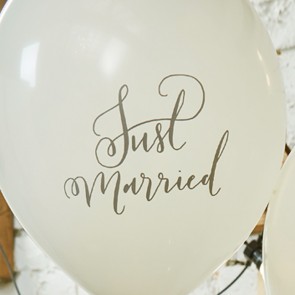 Globos Just Married (10 uds.)