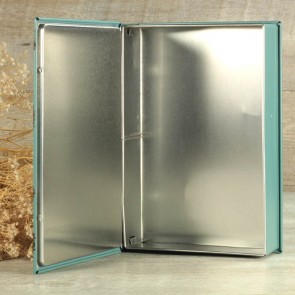 Libro cajita metal