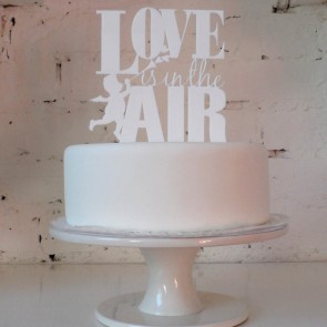 Love is in the air, adorno de tarta