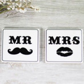 Posavasos Mr Mrs