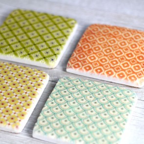 Posavasos de colores (4 uds.)