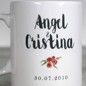 Tazas personalizadas para bodas