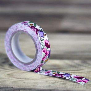 Fabric tape motivos florales