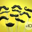 10 moustache negro photocall