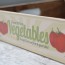 Caja vintage Vegetables