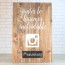 Cuadro de madera Instagram