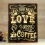 Comprar placa love coffee