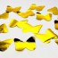 Caja de confetti mariposas metalizado