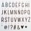 letras para lightbox